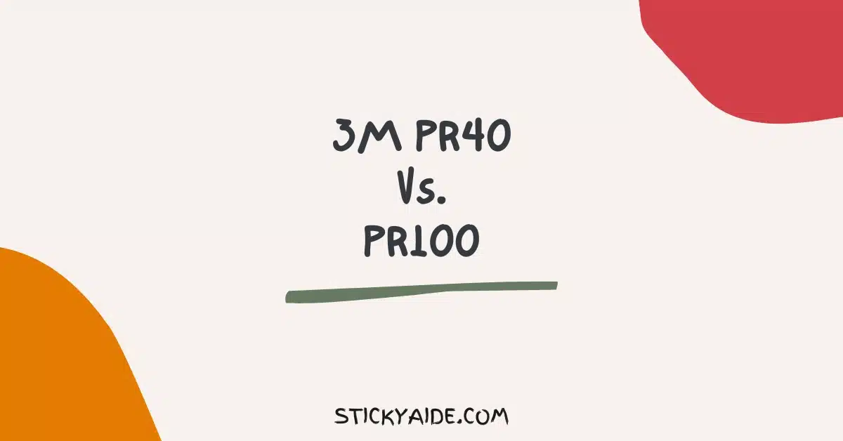 3M PR40 Vs PR100