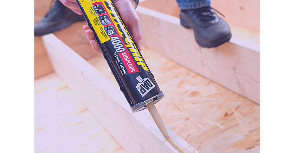 Applying Subfloor Adhesive