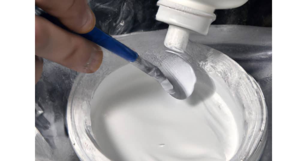 Applying White Glue