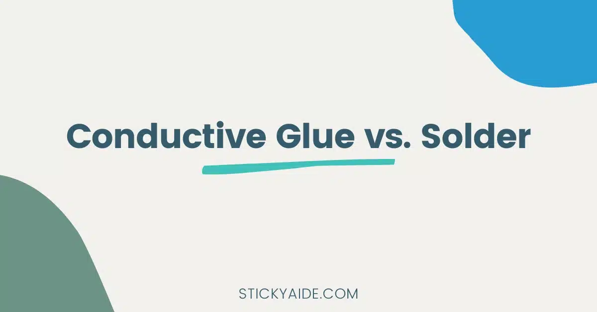 Conductive Glue vs Solder