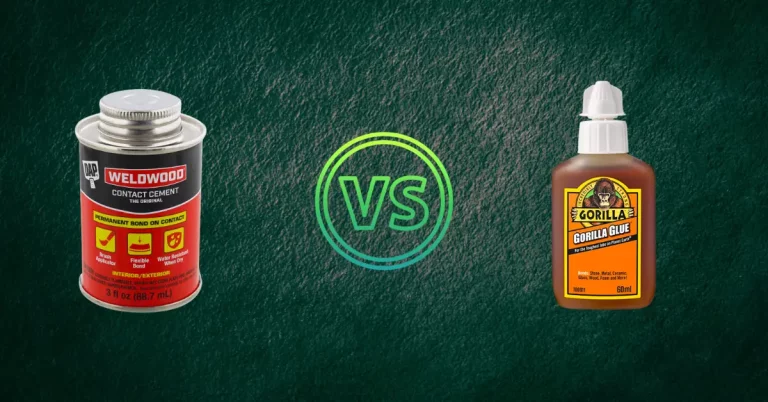 Contact Cement vs Gorilla Glue