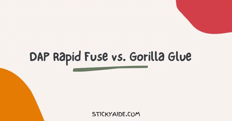 DAP Rapid Fuse vs. Gorilla Glue