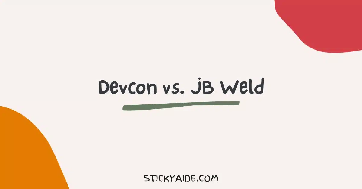 Devcon vs JB Weld