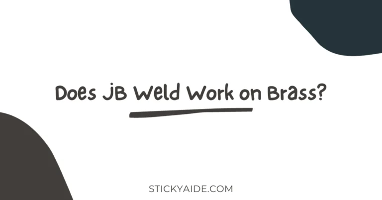 Does JB Weld Work on Brass?