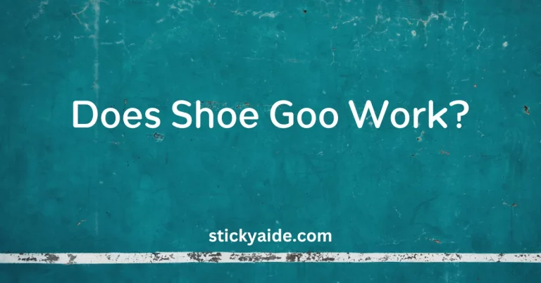 Does Shoe Goo Work