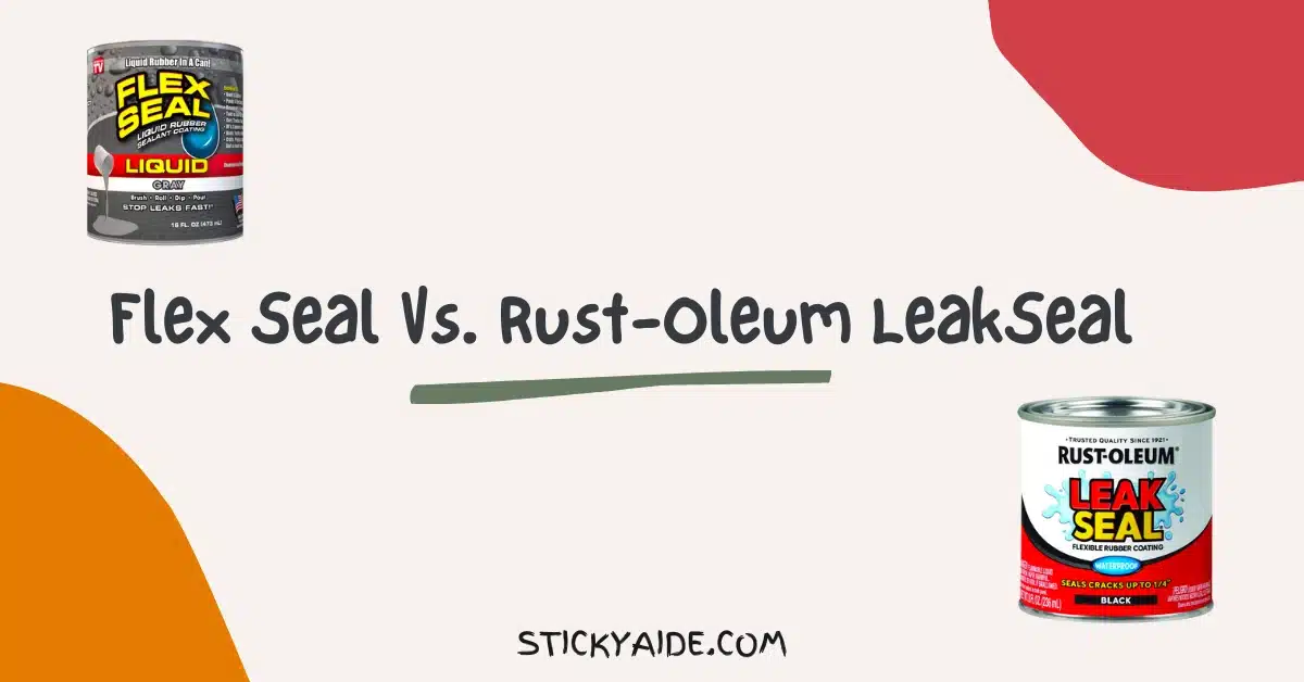 Flex Seal Vs Rust-Oleum LeakSeal