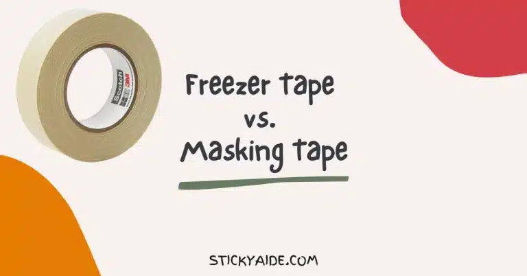 Freezer Tape vs. Masking Tape | In-Depth Comparison