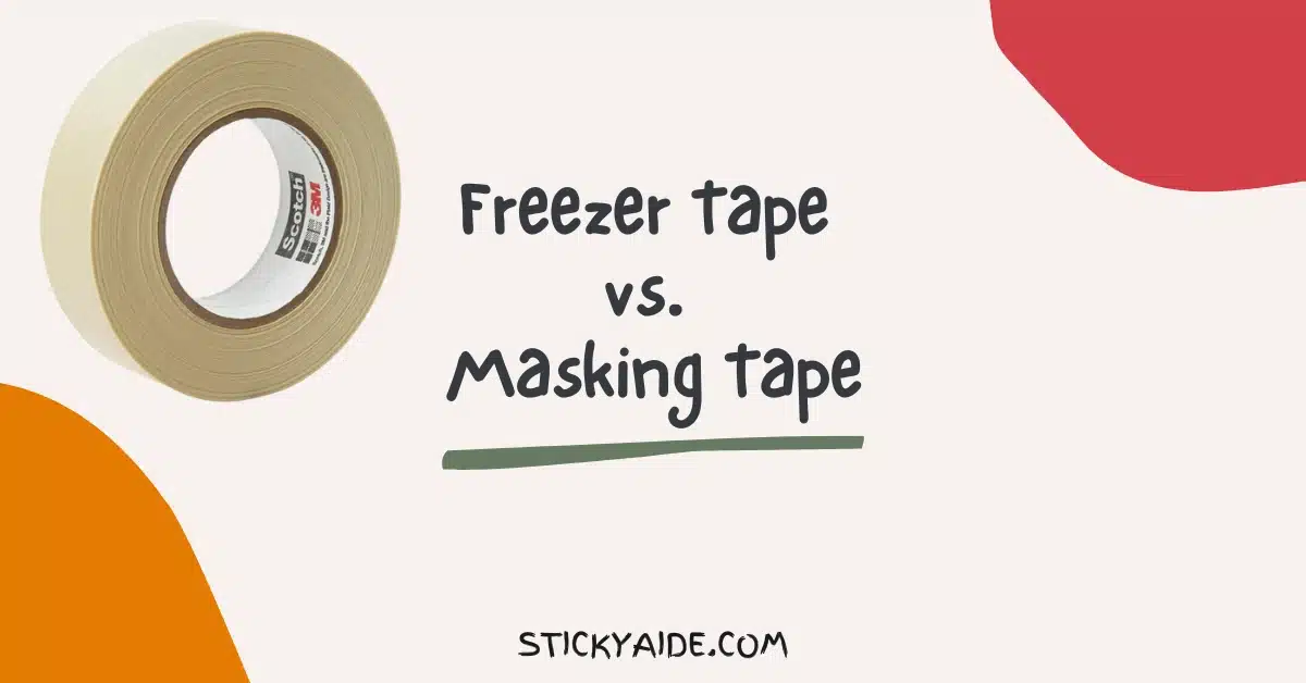 Freezer Tape vs Masking Tape