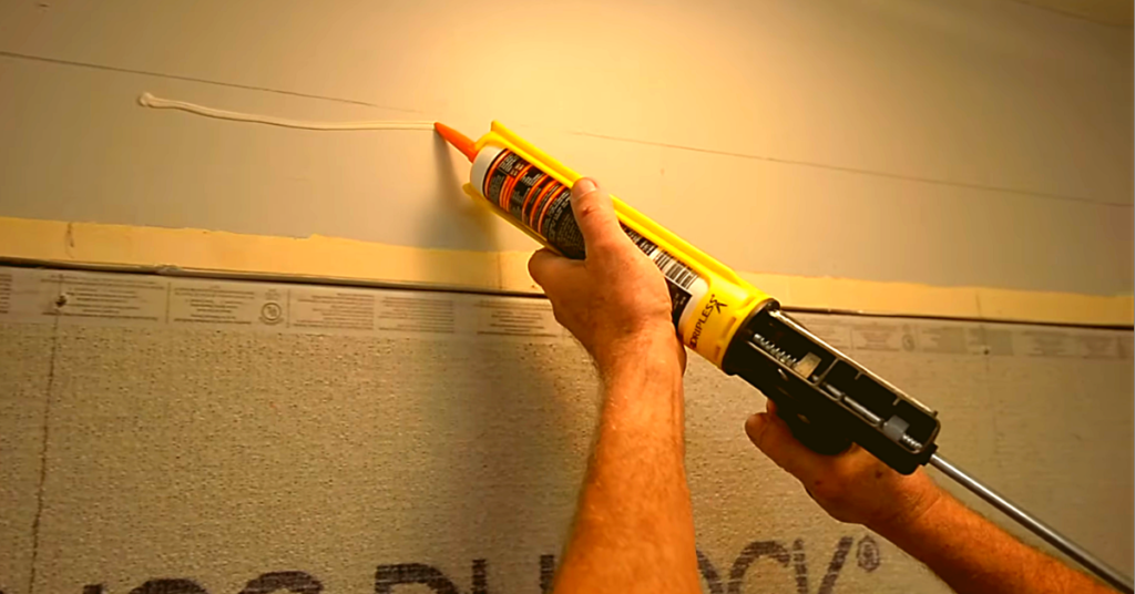 Gluing Shower Walls 2