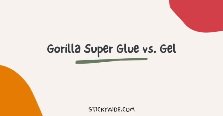 Gorilla Super Glue vs Gel