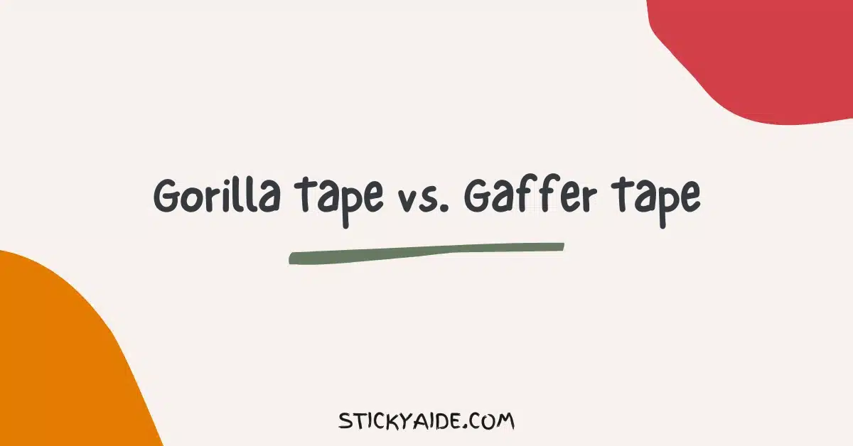 Gorilla Tape vs Gaffer Tape