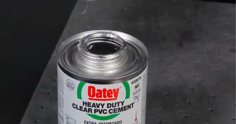 How to Open Oatey PVC Cement? 