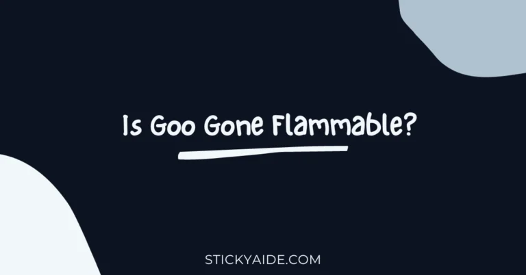 Is Goo Gone Flammable? 