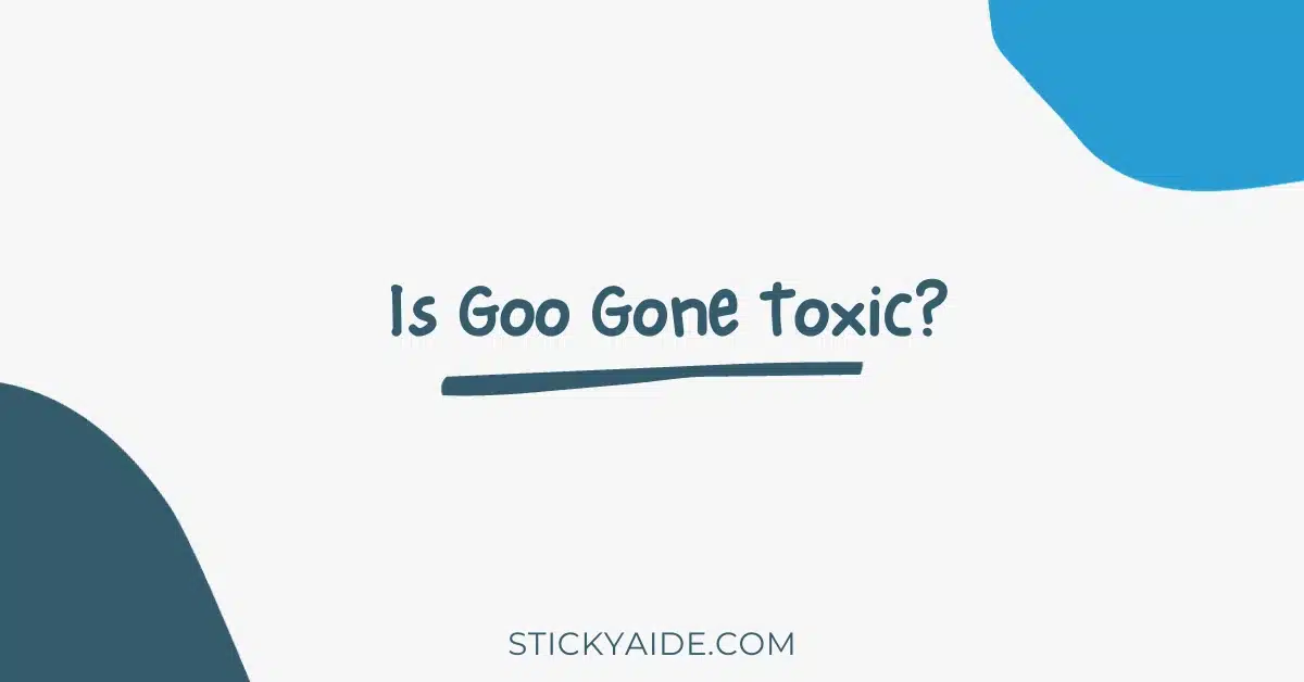 Is Goo Gone Toxic