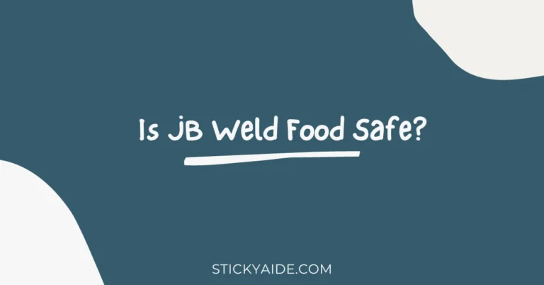 Is JB Weld Food Safe?