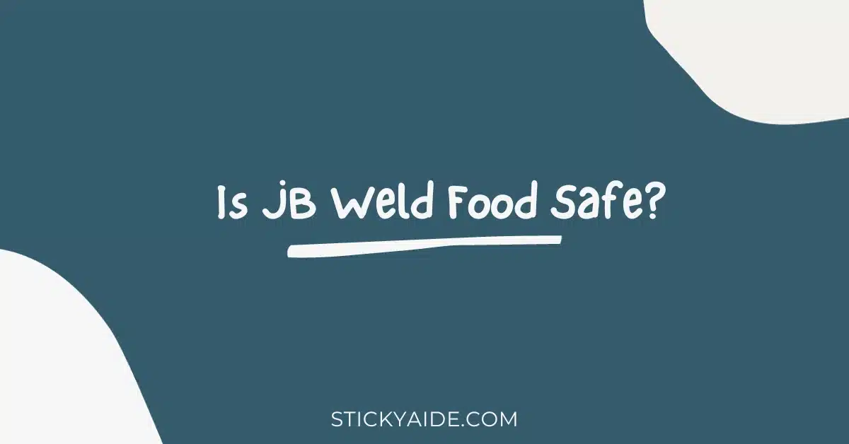 Is JB Weld Food Safe