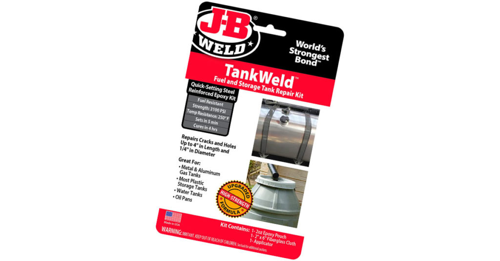J-B Weld 2110 Metal Fuel Tank Repair Kit 