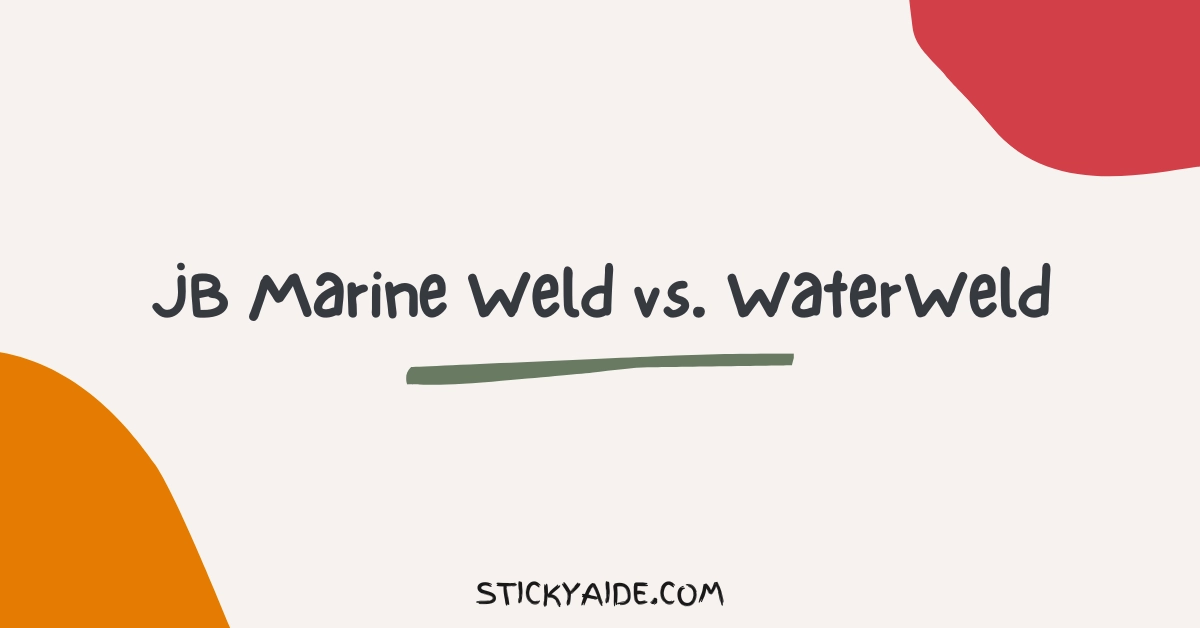 JB Marine Weld vs WaterWeld