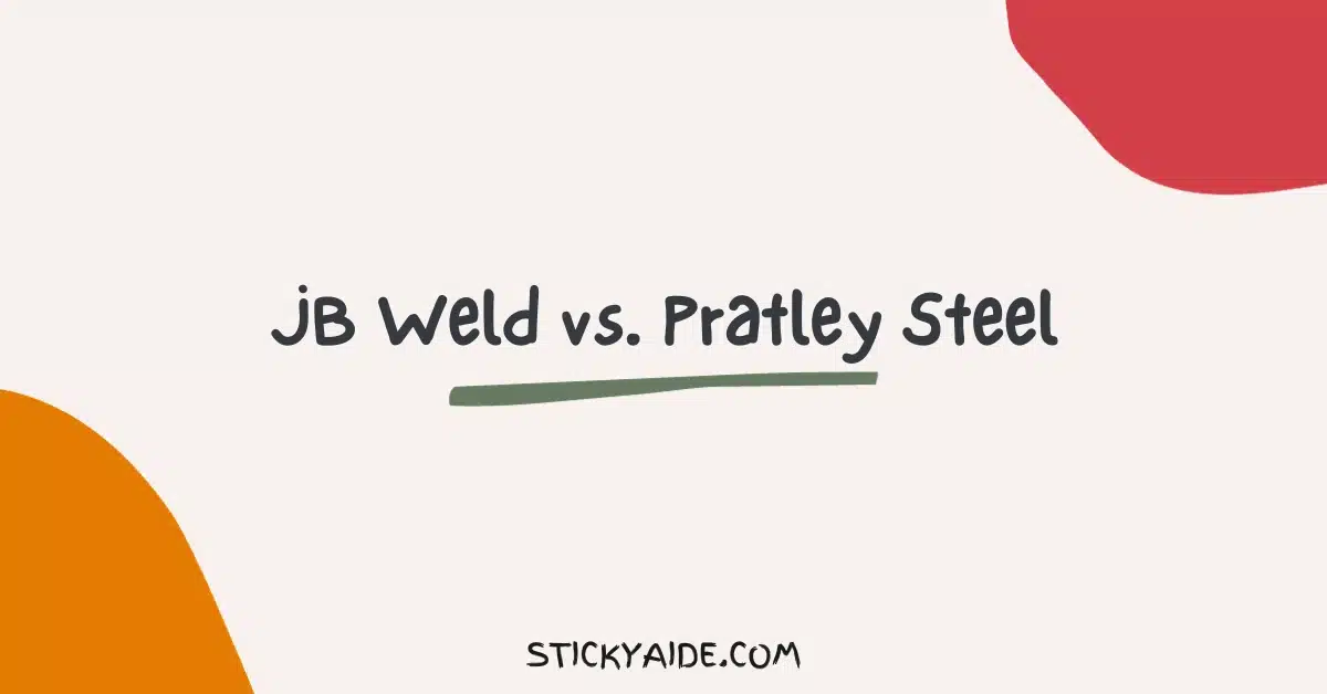 JB Weld vs Pratley Steel