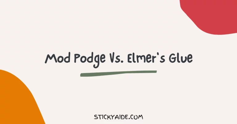 Mod Podge Vs. Elmer’s Glue