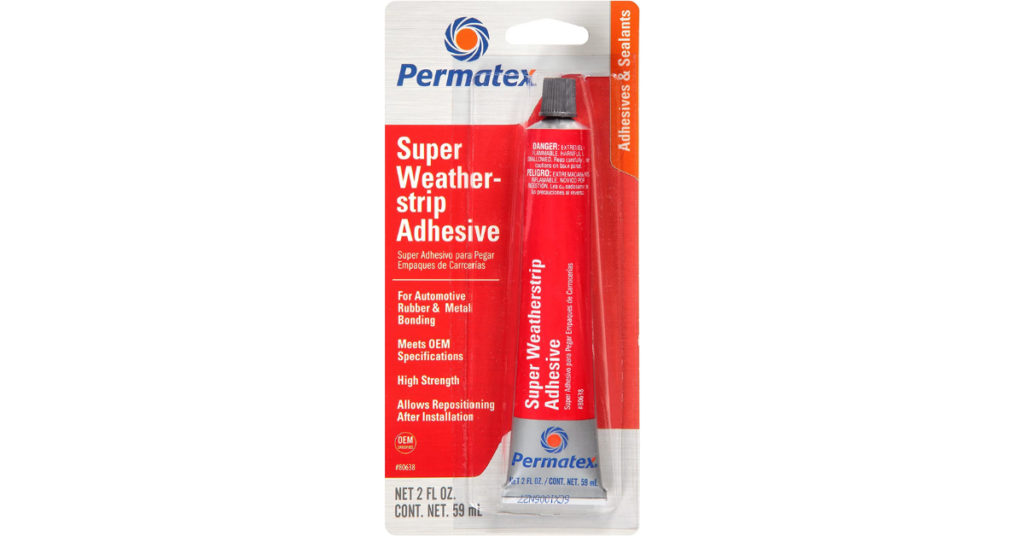 Permatex 80638 Super Weatherstrip Adhesive