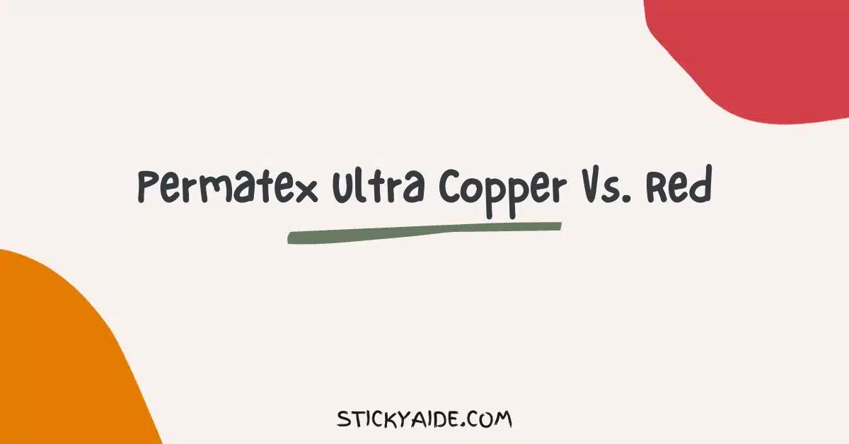 Permatex Ultra Copper Vs Red