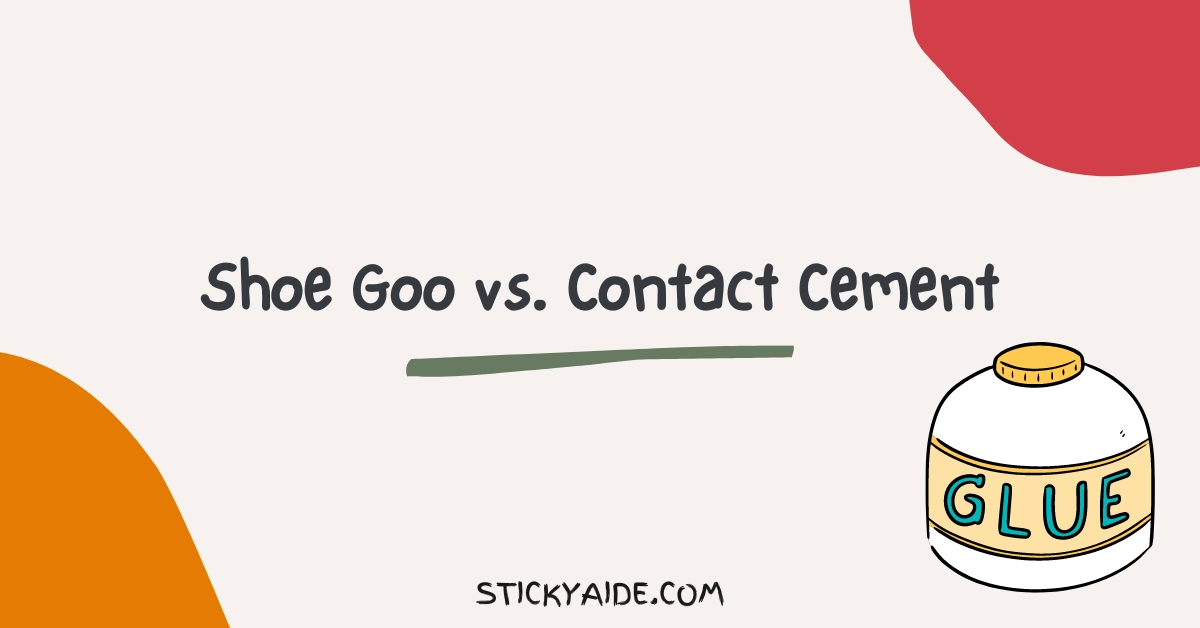 Shoe Goo vs Contact Cement