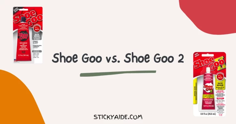 Shoe Goo vs. Shoe Goo 2