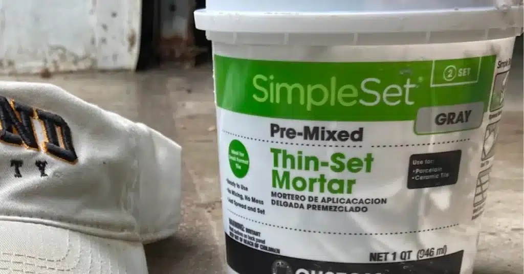 SimpleSet Pre-Mixed Thin-Set Mortar