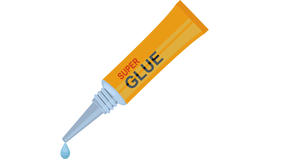 Super Glue Instead of Spray Adhesive