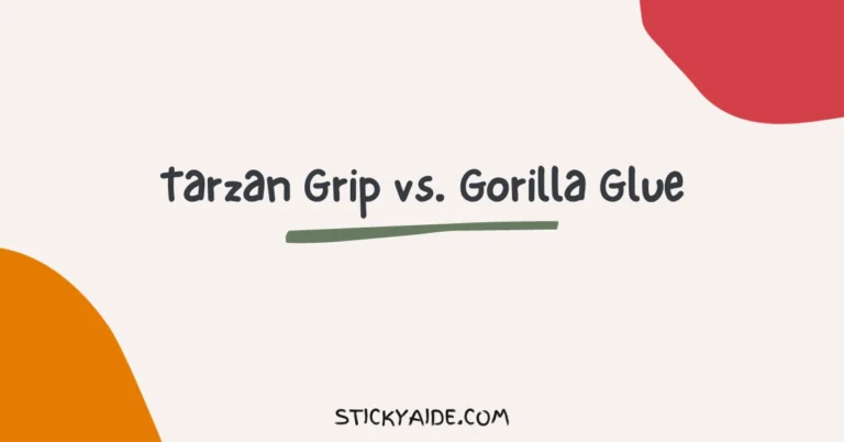 Tarzan Grip vs. Gorilla Glue | In-Depth Comparison