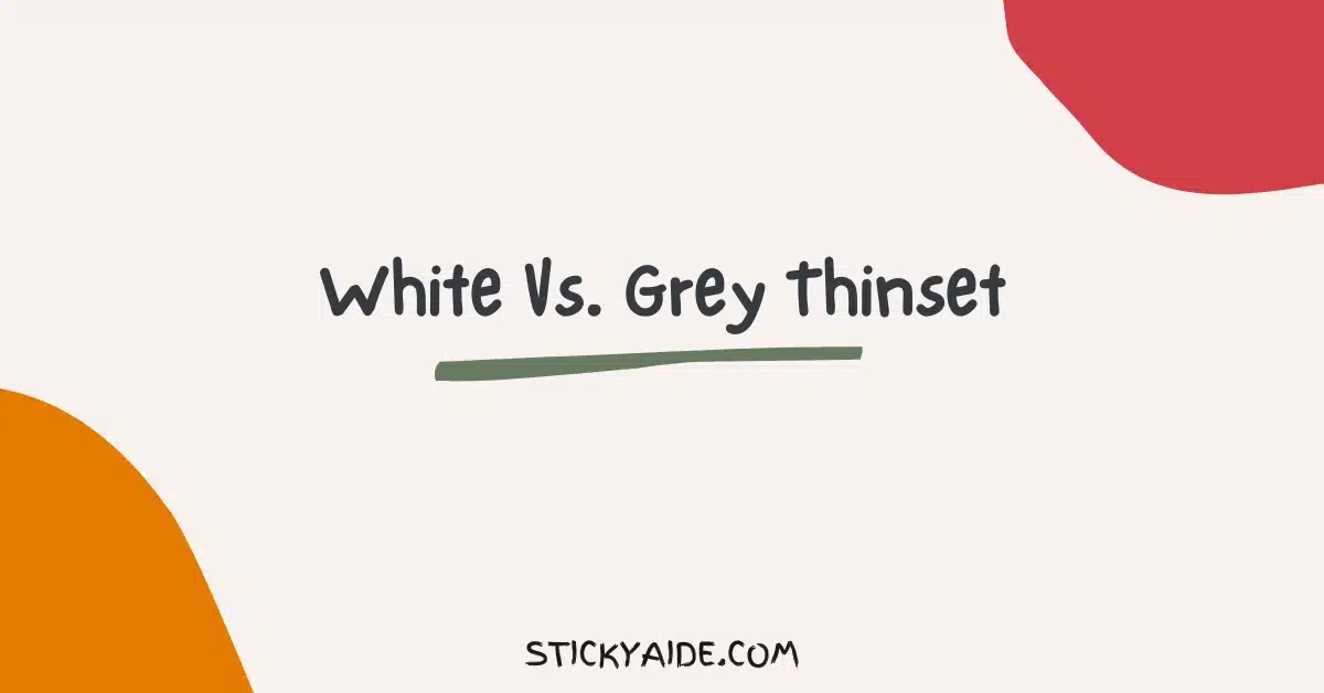 White Vs Grey Thinset